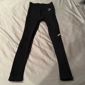 Gymshark black energy seamless legging XS - used - tag removed for convenience